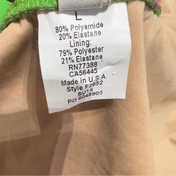 J.Crew One-piece Tube Top Halter Neck Backless Swimsuit Preppy Green Size Large - Picture 13 of 16